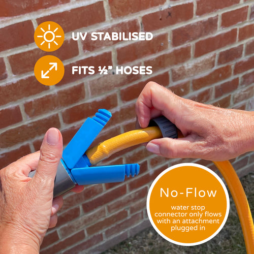 No-Flow Wing-Lock Hose Connector image 2