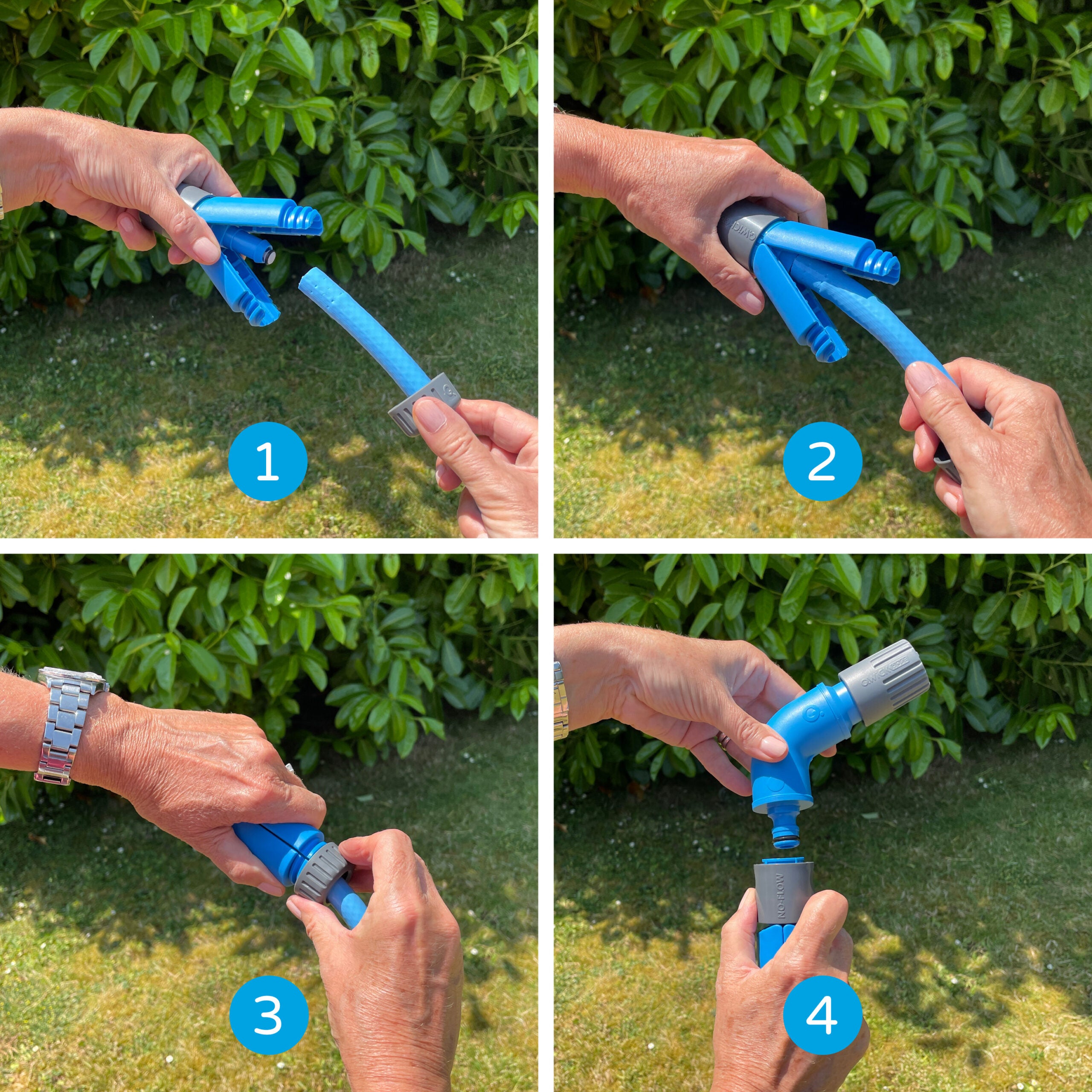 Wing-Lock Hose Connector Two Pack (Original & No-Flow) image 3
