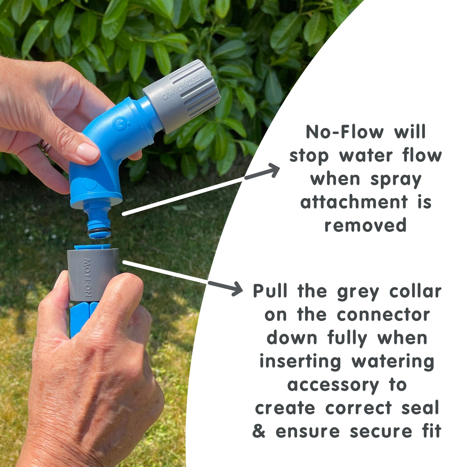 Wing-Lock Hose Connector Two Pack (Original & No-Flow) image 6