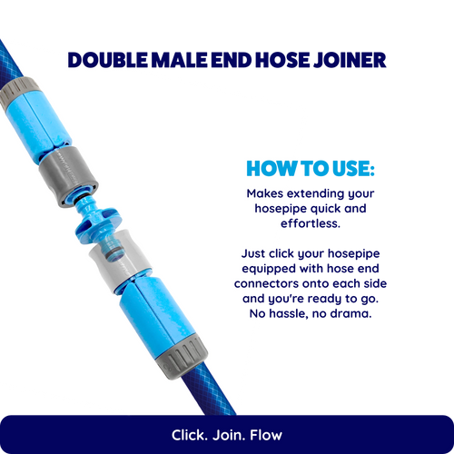 Double Male End Hose Joiner