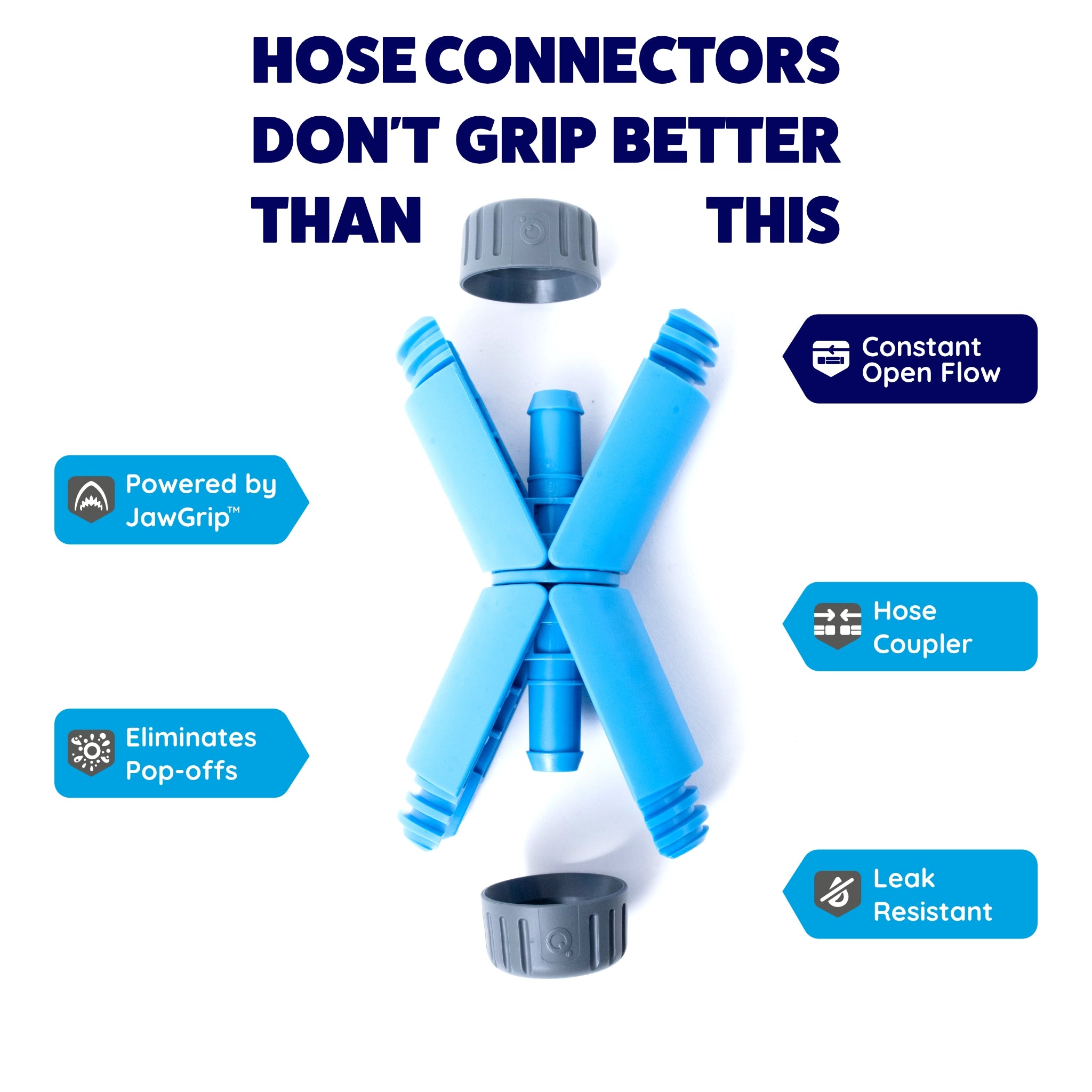 JawGrip Hose Repair / Extend Connector