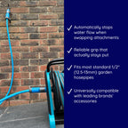 No-Flow JawGrip Hose Connector